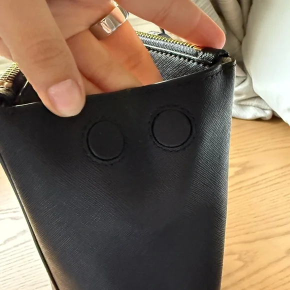 Tory Burch Black Saffiano Leather Tote Bag - Picture 3 of 9